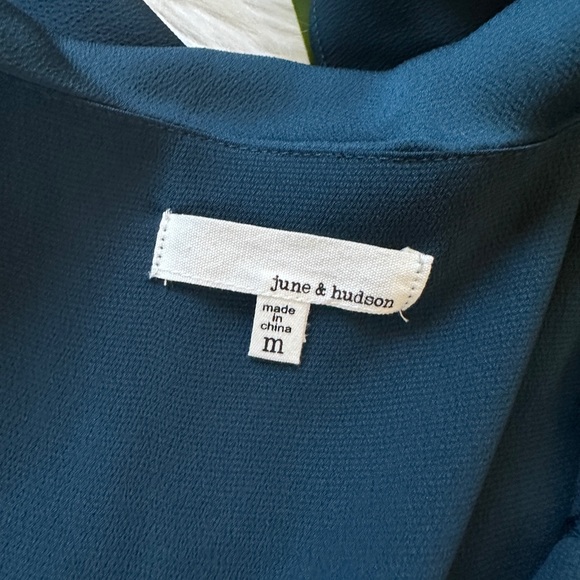 *sold* June & Hudson Ruffle Wrap Top - Picture 6 of 12